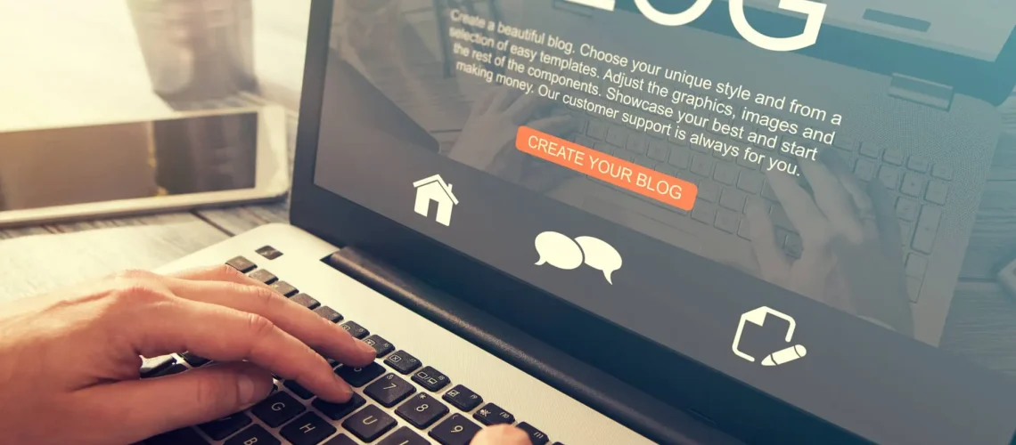 a person typing on a laptop